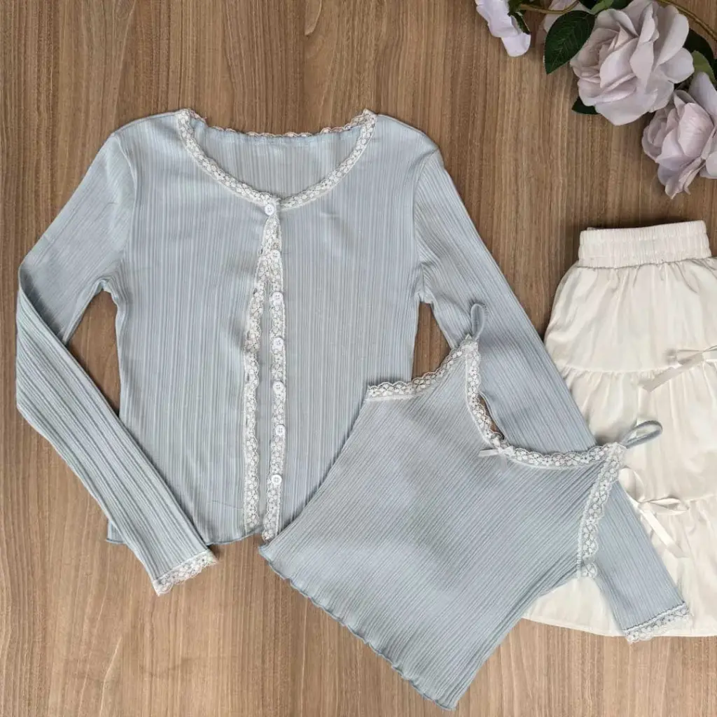 303 CROP CAMI SET