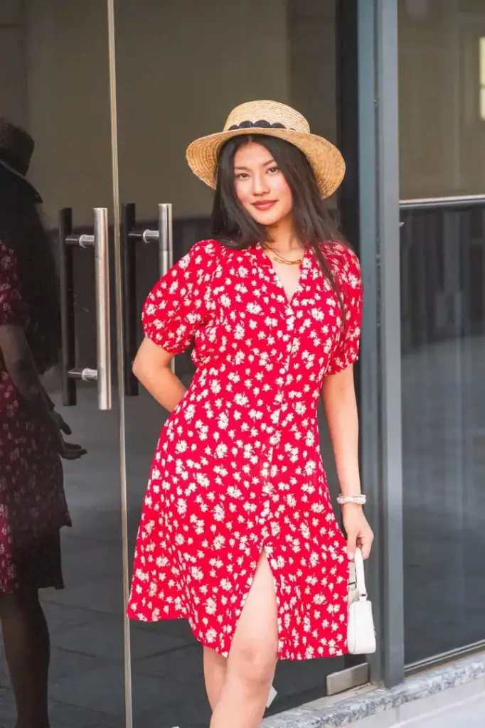 1.3411 709 DRESS (RED, M)