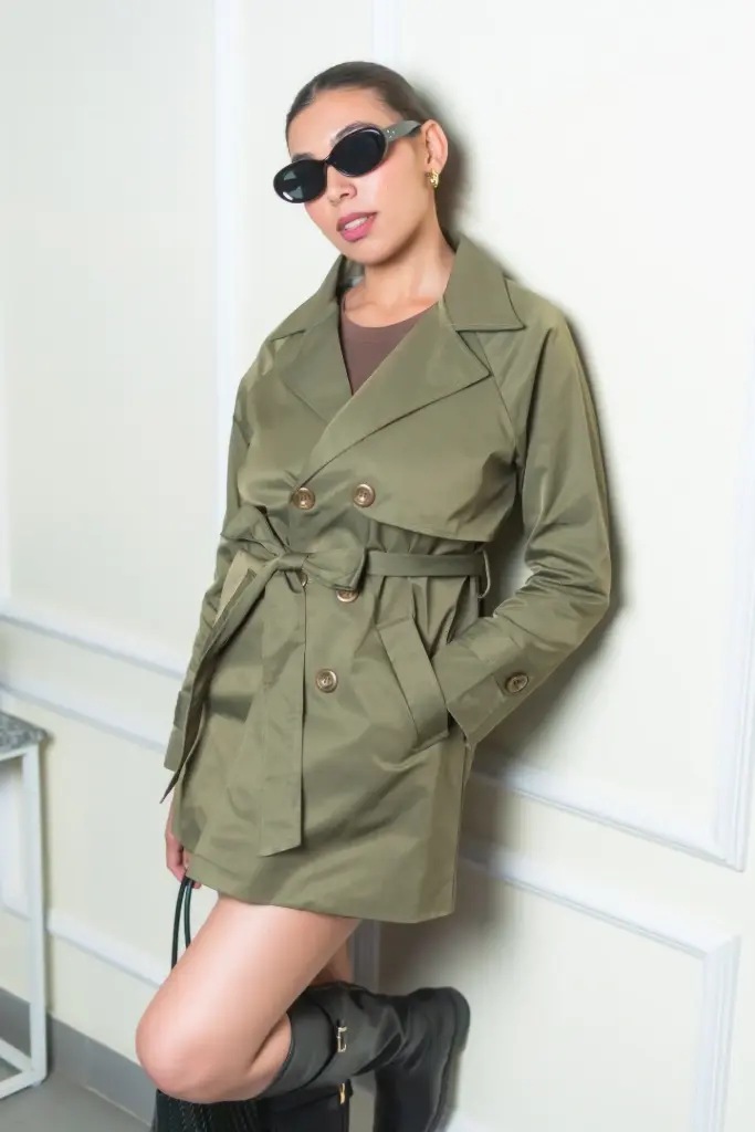 1.6393 BMK 89-81 TRENCH COAT (BLACK, M)