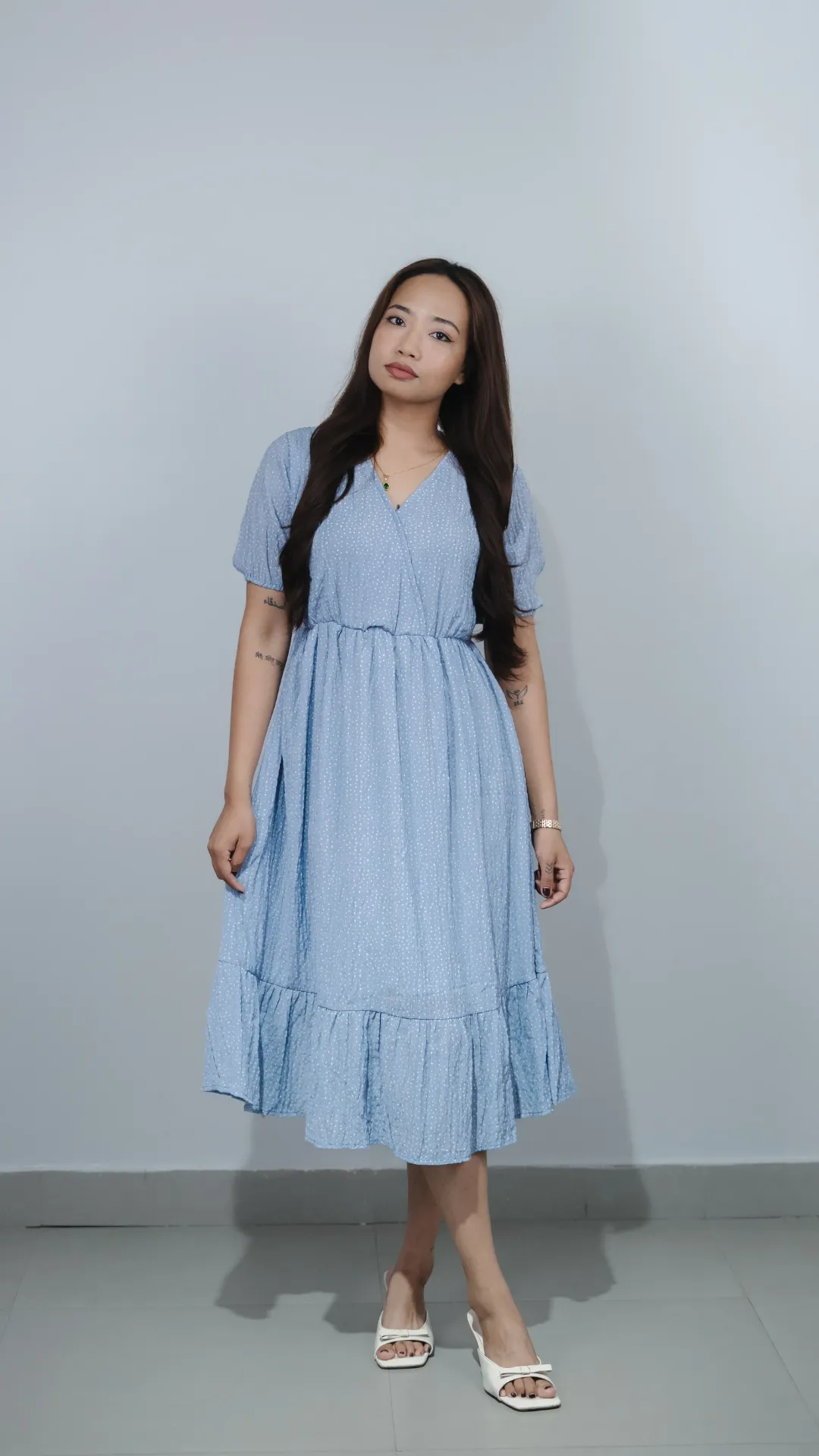 2.2527 HB24-222 DRESS (BLUE, M)