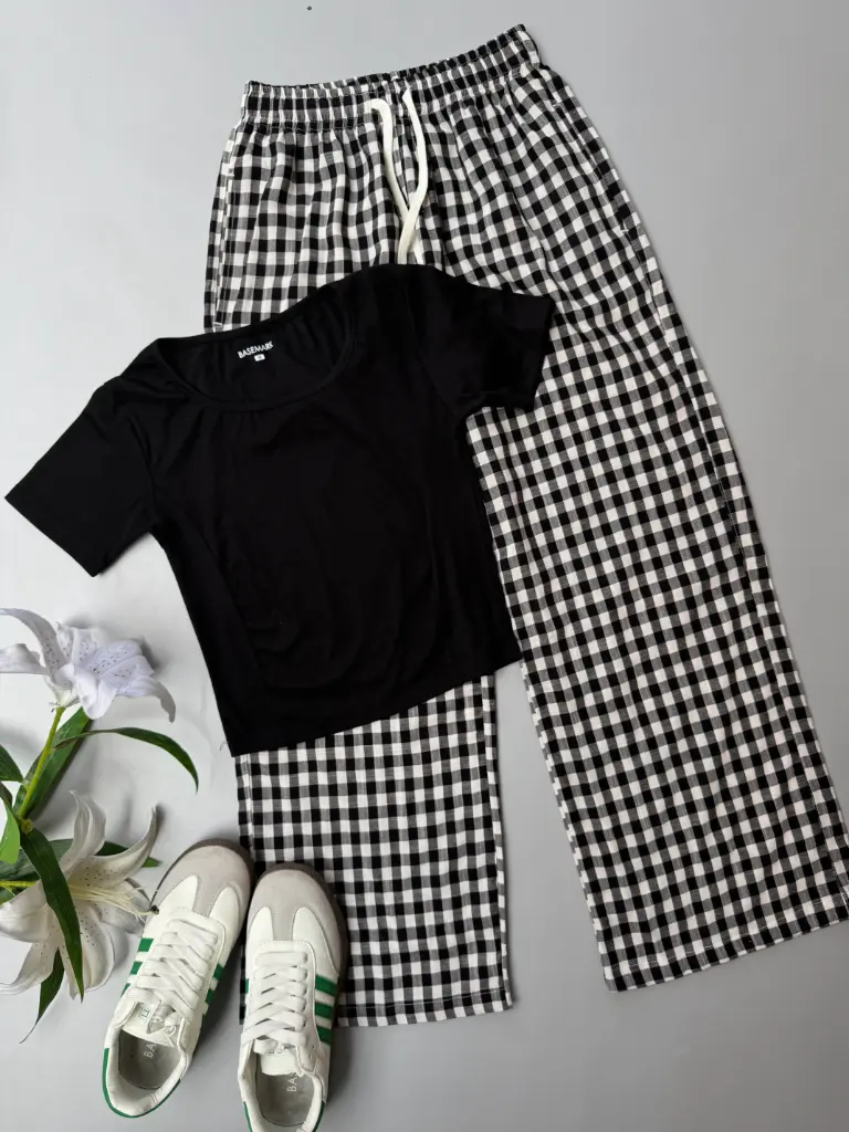 HB SS25-140 GINGHAM PLAJJO