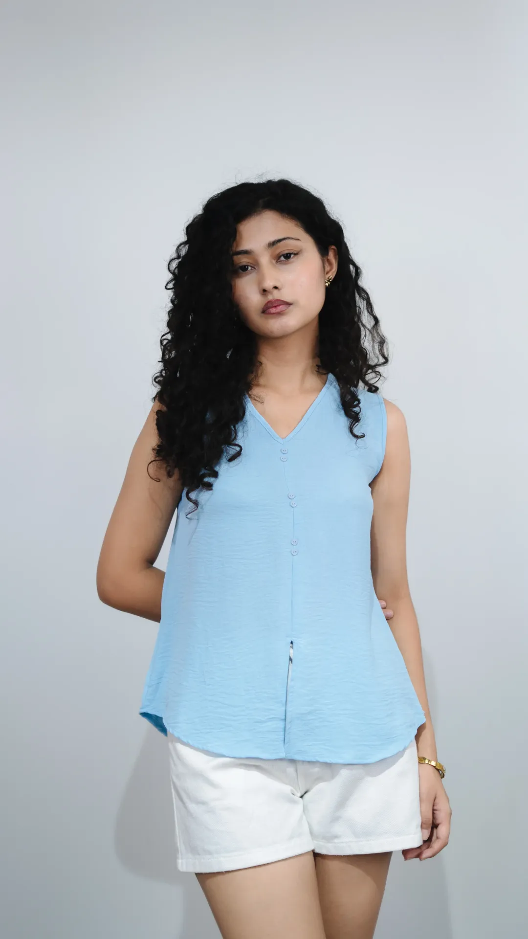 3.28830 HB SS25-250 TANK BUTTON TOP (BLUE, S)