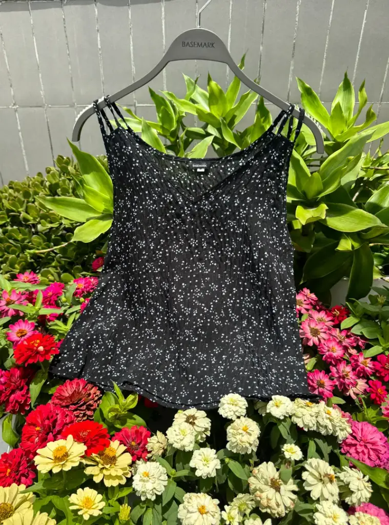 HB SS25-228 FLORAL CAMI TOP
