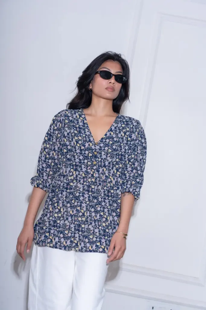 HB SS25-286 FLORAL TOP