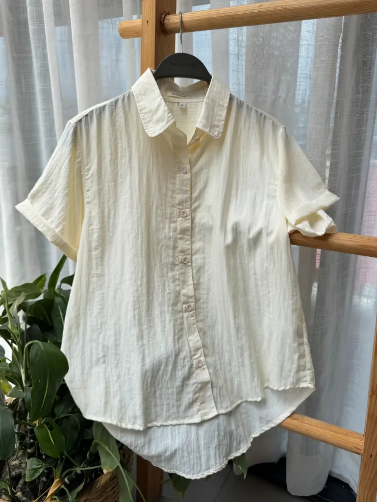 3.33058 HB SS25-315 OVERSIZED SHIRT (OFF WHITE, S)