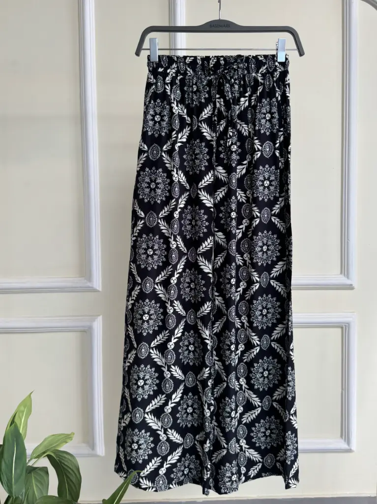 HB SS25-340 MOTIF HEMP PALAJJO