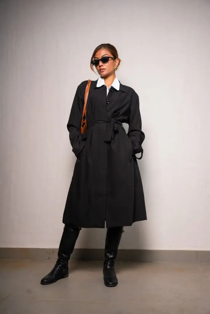 BMKS AW25-04 LONG TRENCH COAT