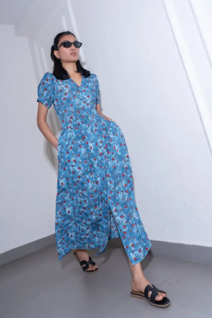 HB SS25-449 CHIFFON SHIRT DRESS