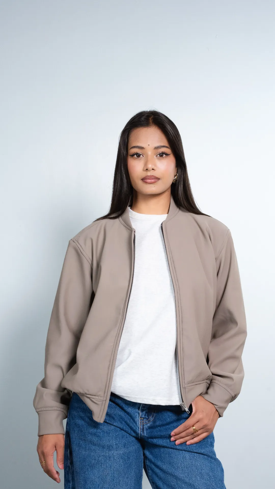 3.57648 HB AW25-59 BOMBER JACKET (CONCRETE, M)