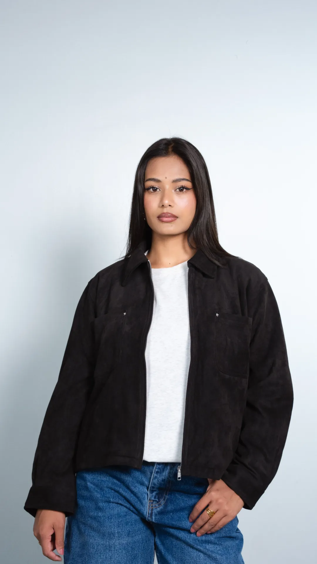 HB AW25-83 SUEDE BARN JACKET