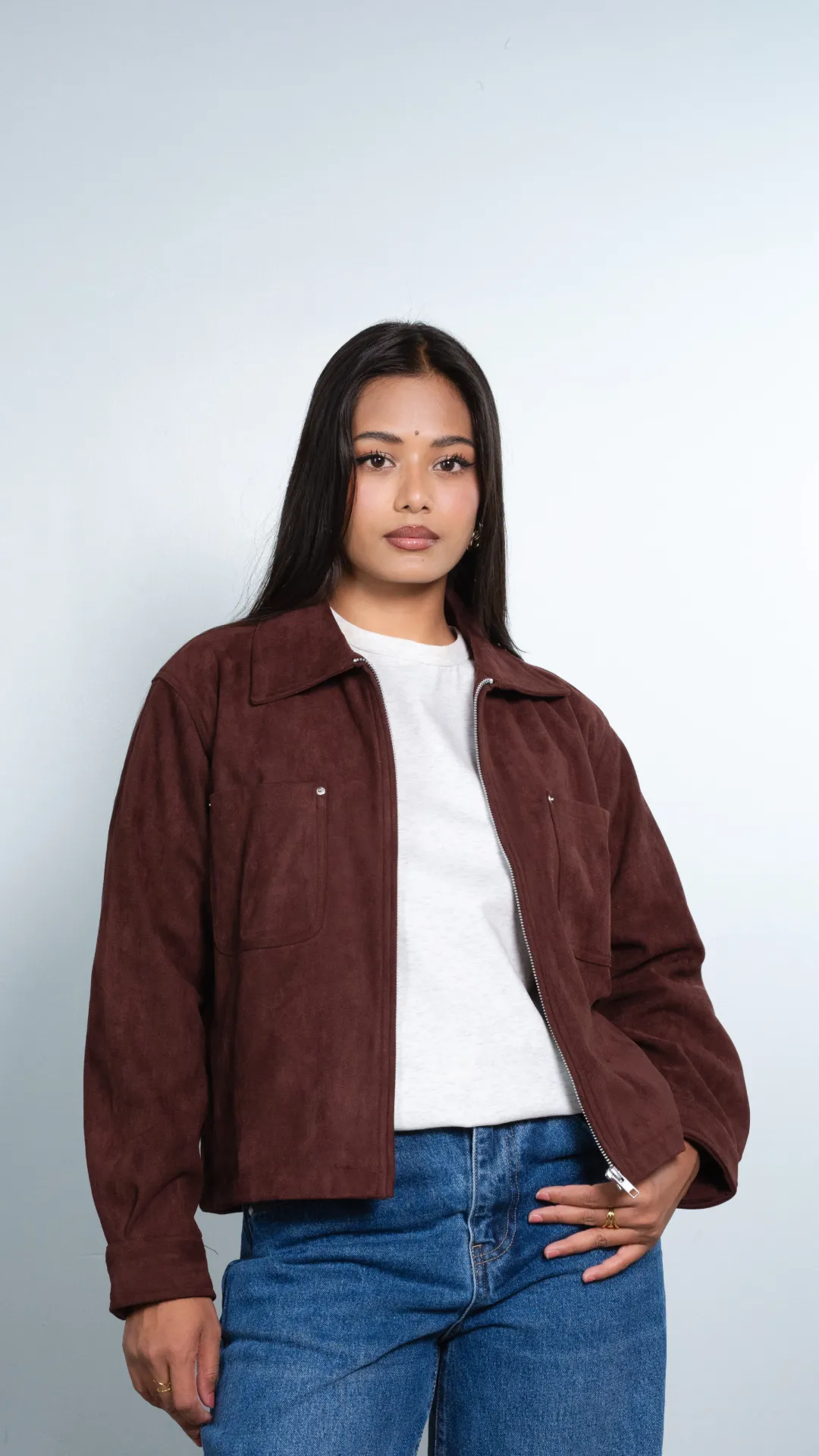 HB AW25-83 SUEDE BARN JACKET