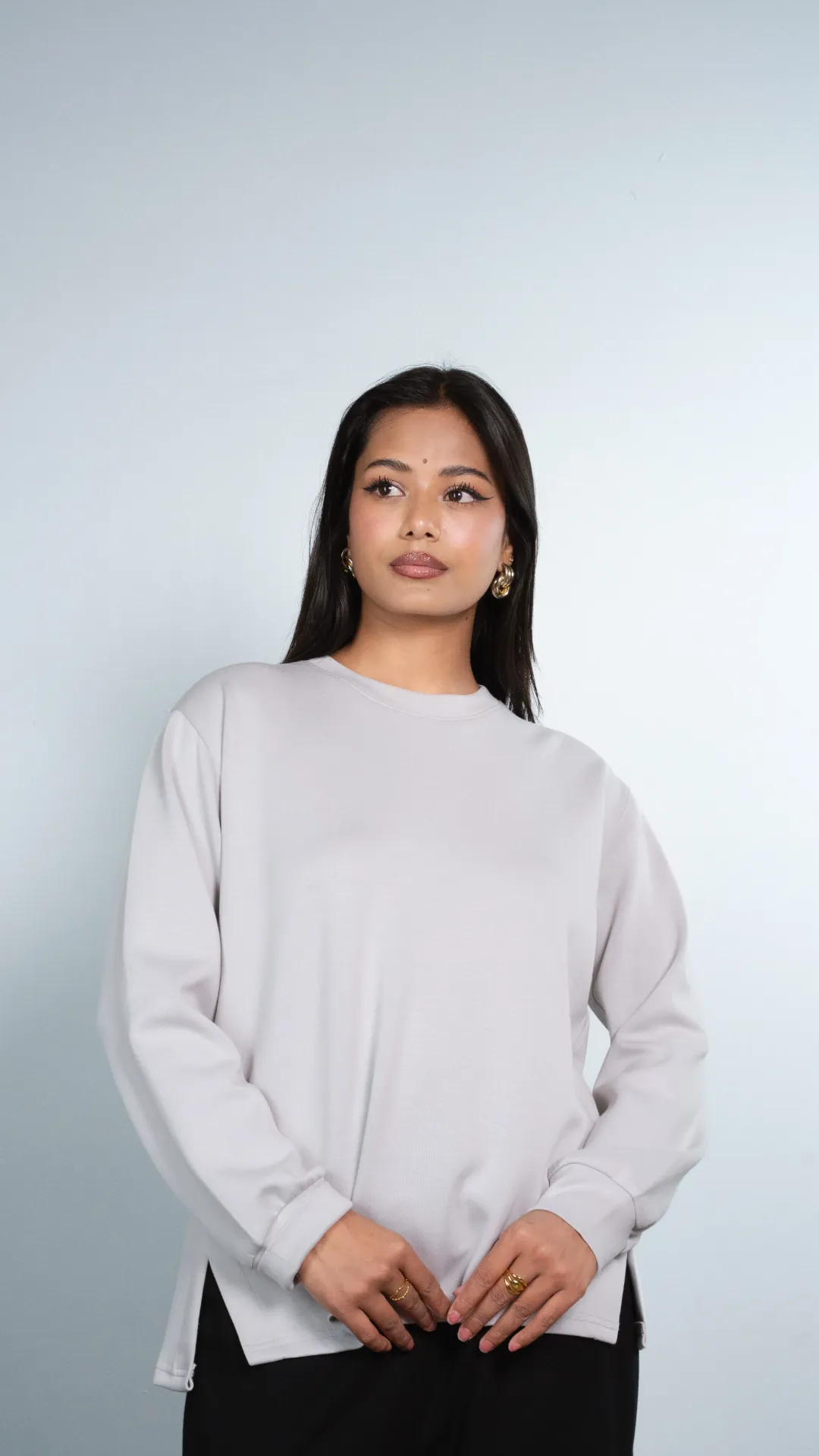 HB AW25-73 SLIDE SLIT SWEATSHIRT