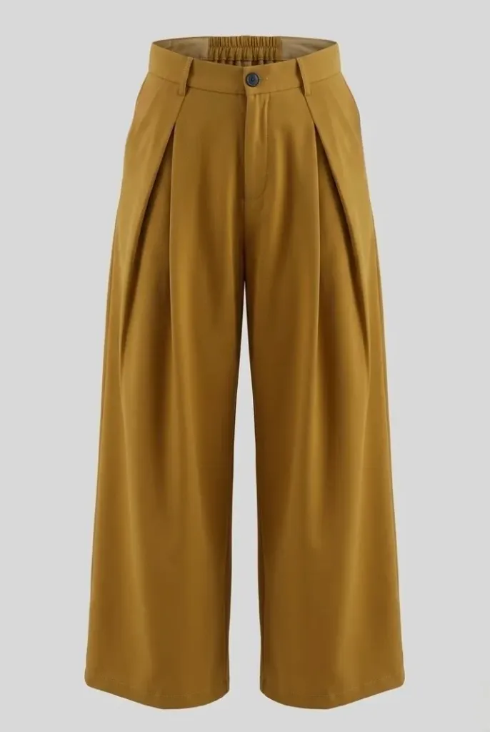 HB SS26-09 BOX PLEAT PANTS