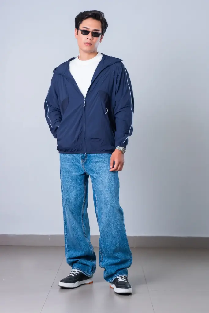 3.70324 8807 MENS WINDCHEATER (NAVY BLUE, M)