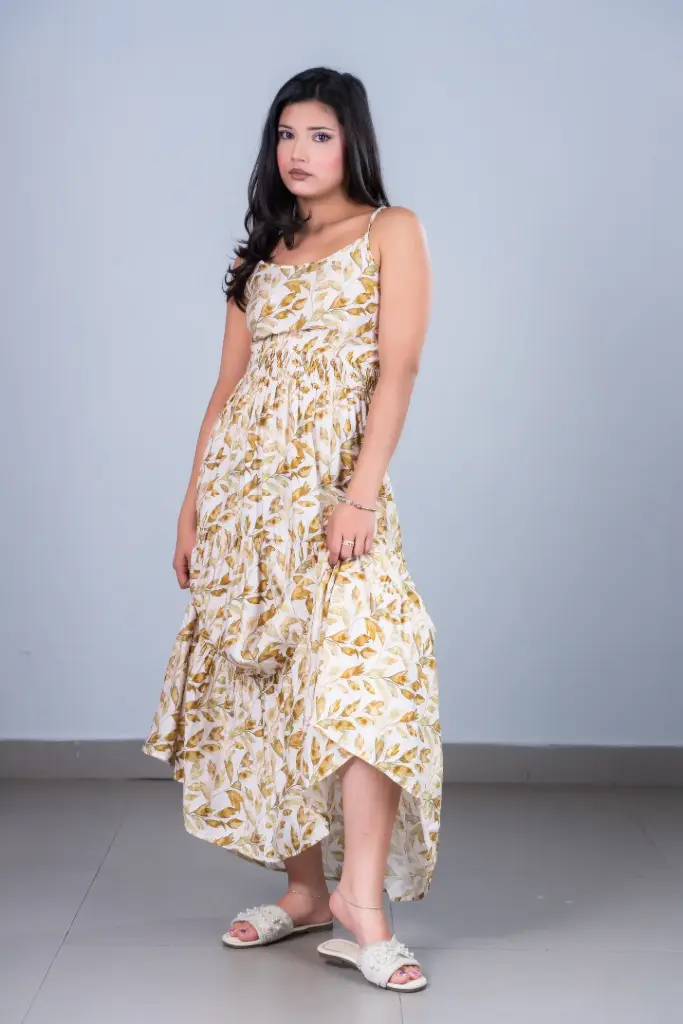 HB SS26-165 AURA TIERED DRESS