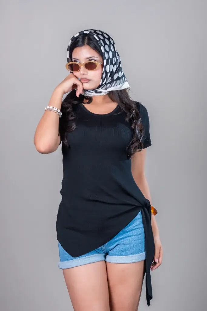 3.70687 109 ACRYLIC TEES (BLACK)
