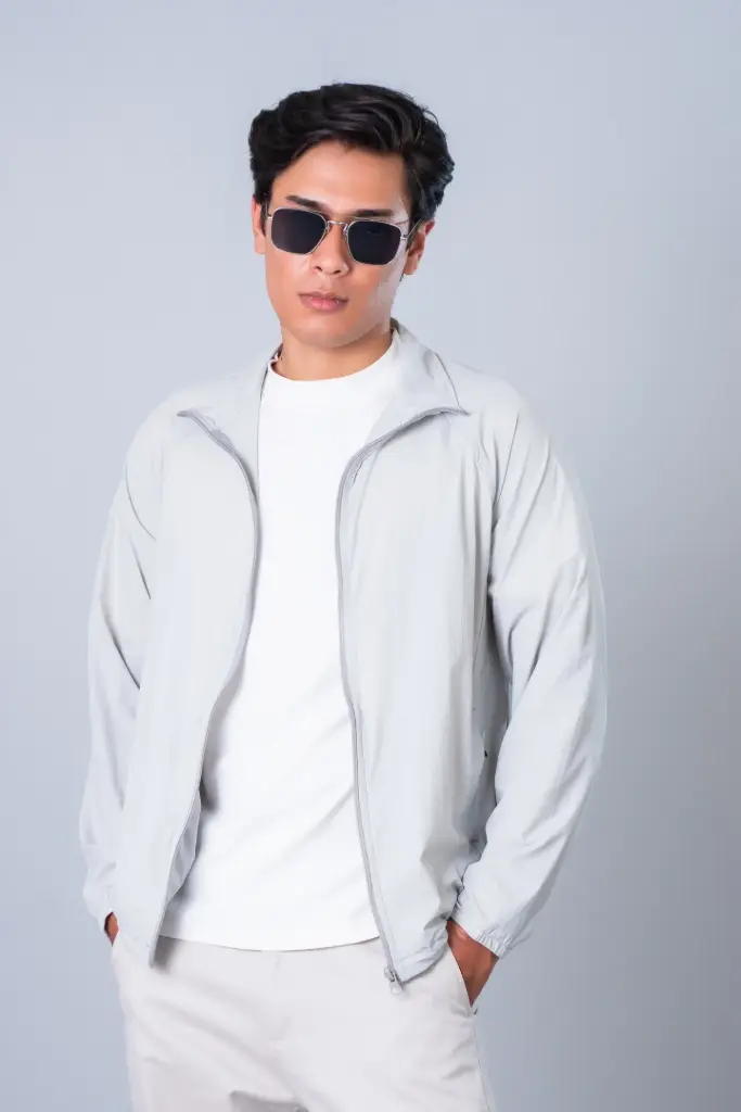 3.70961 BMD SS26-09 WRINKLE EASY OUTER (LIGHT GREY, S)
