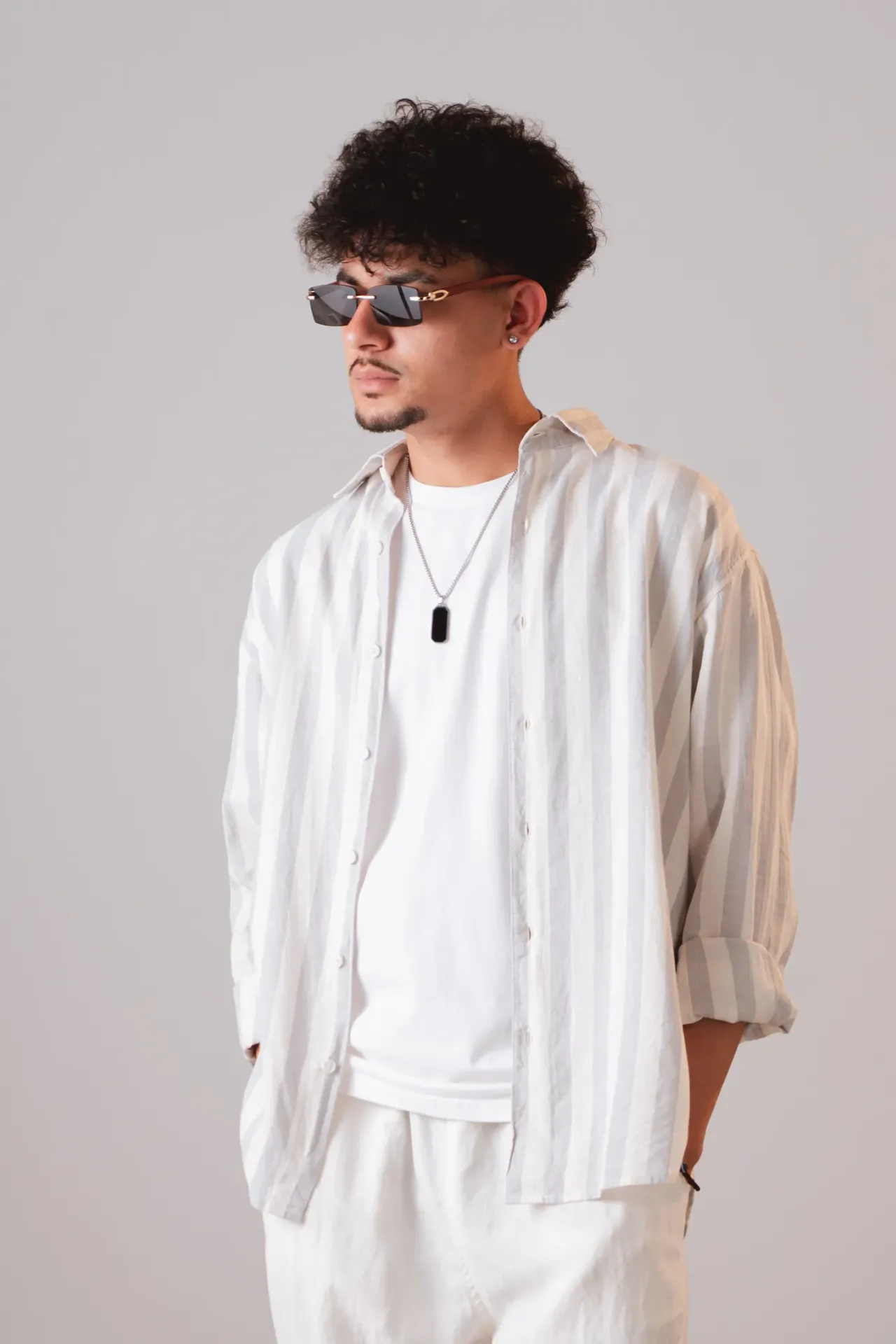 3.91140 BMNL SS26-04 CHHAYA PREMIUM SHIRT (BLUE, M)