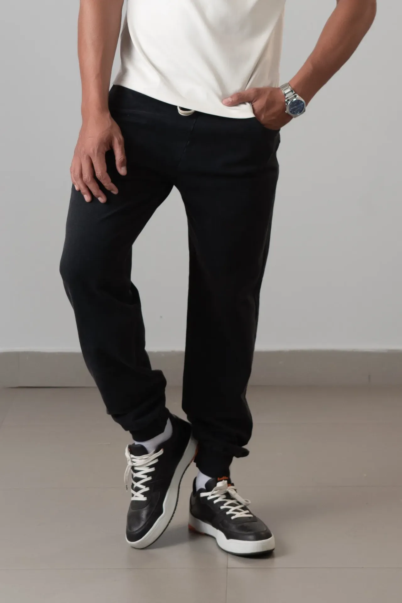 3.92362 BMNL SS26-07 RFD WASHED JOGGERS (BLACK, M)