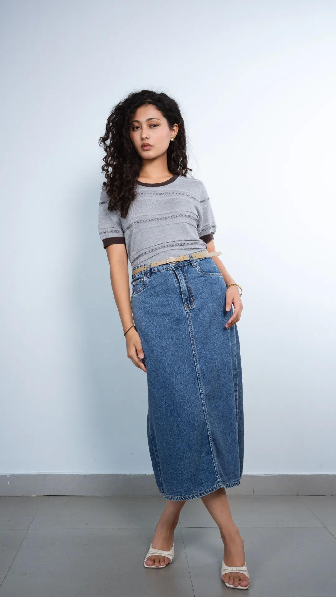 BMO SS26-42 LEENA JEANS SKIRT
