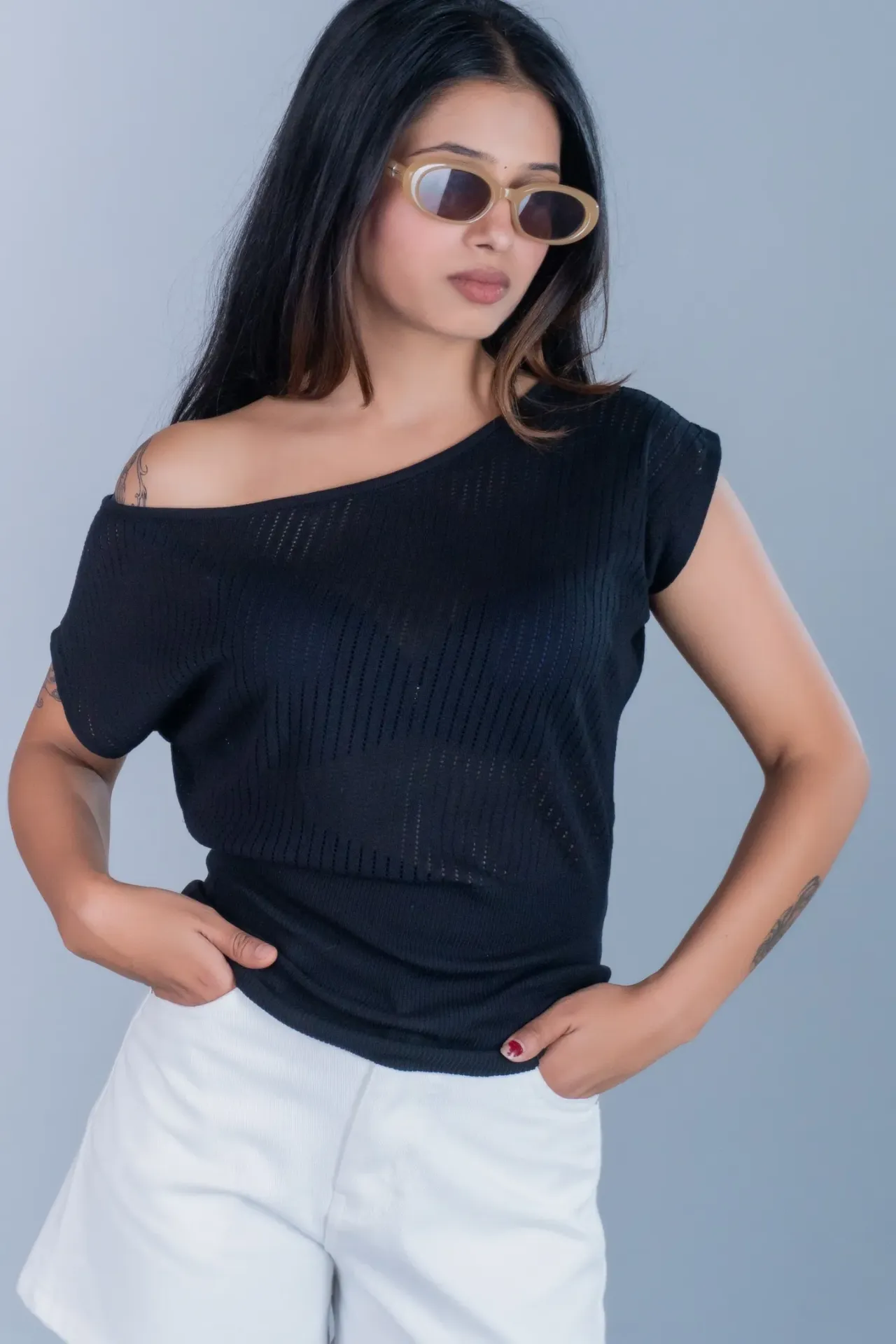 3.95072 FP06 HALF TOPS (BLACK)