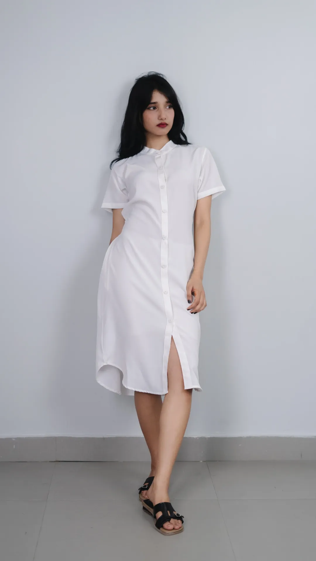 HB SS26-216 EIRA LINEN DRESS