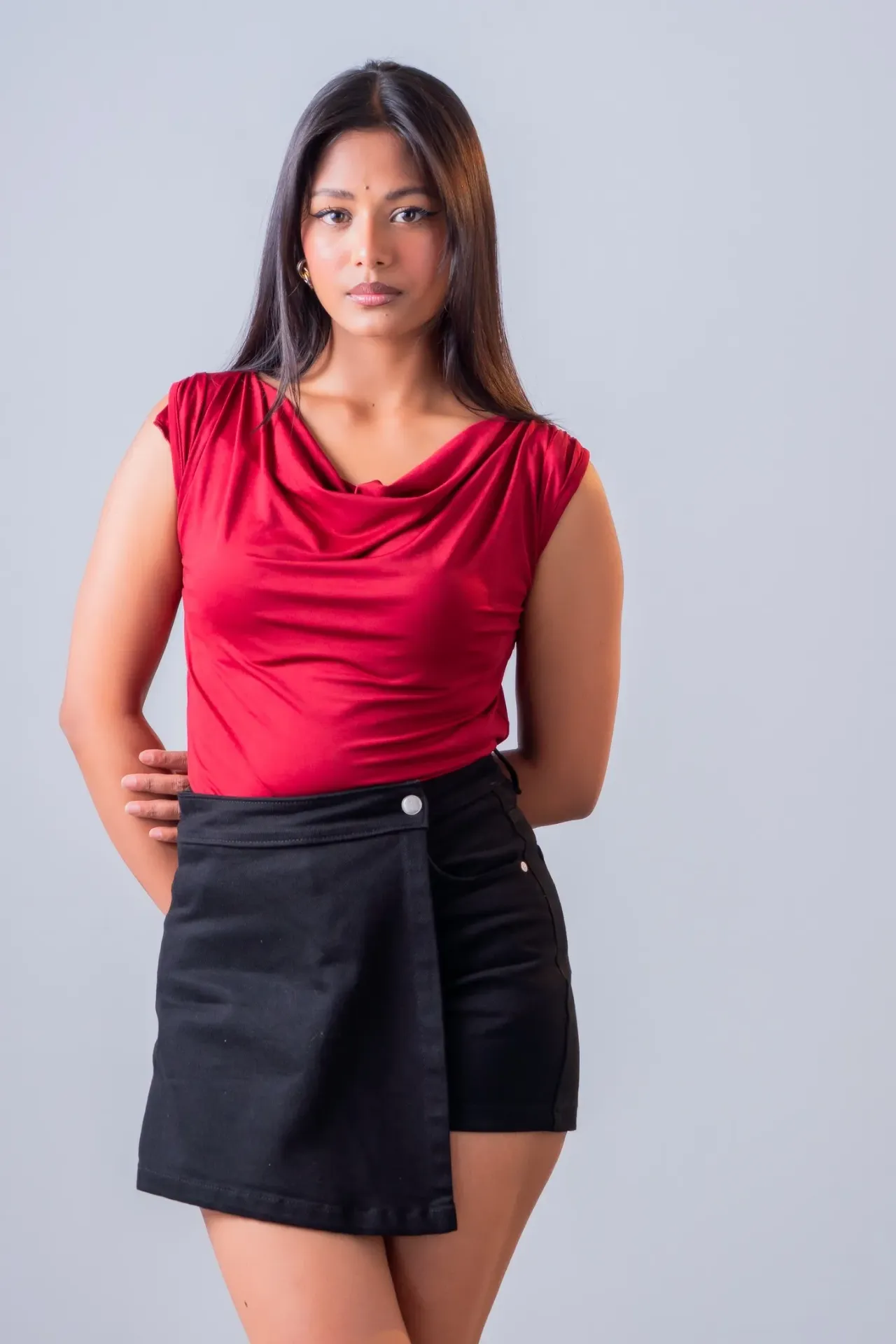 HB SS26-231 KORI COWL TOP