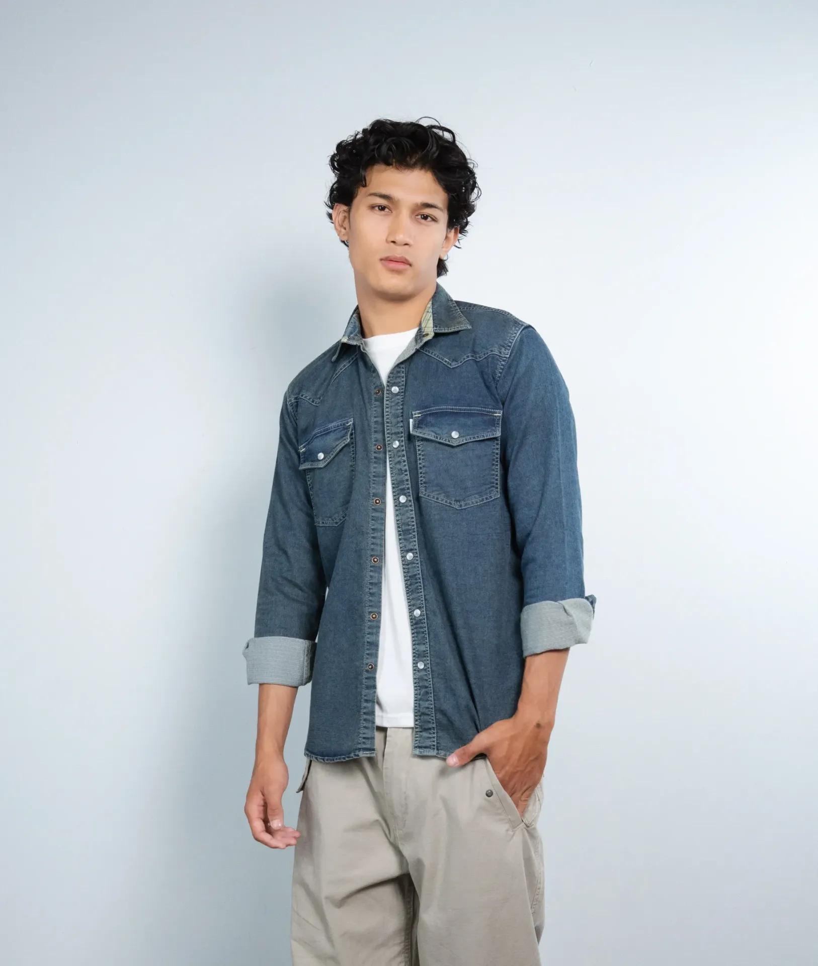 BMNL SS26-21 LETE DENIM SHIRT