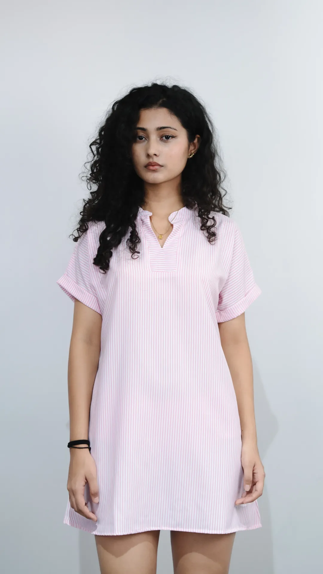 HB SS26-271 STRIPE STORY TUNIC