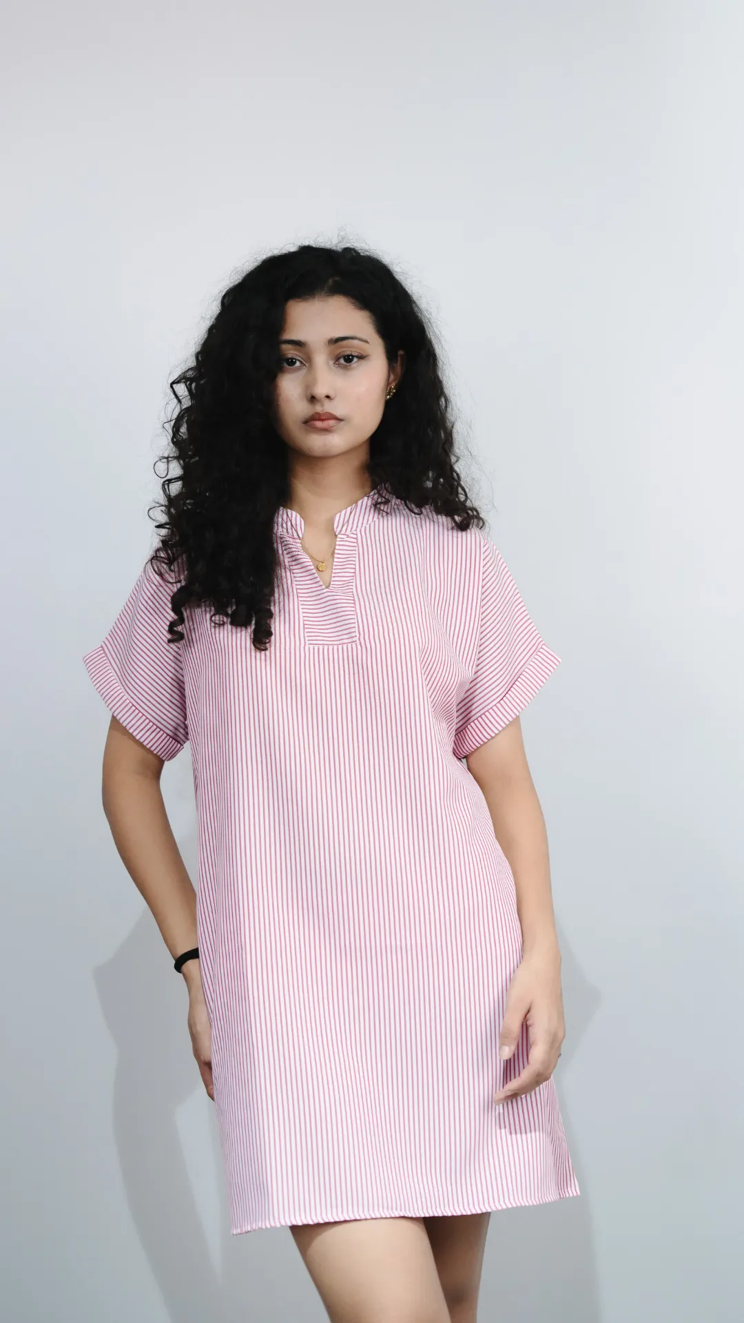 HB SS26-271 STRIPE STORY TUNIC