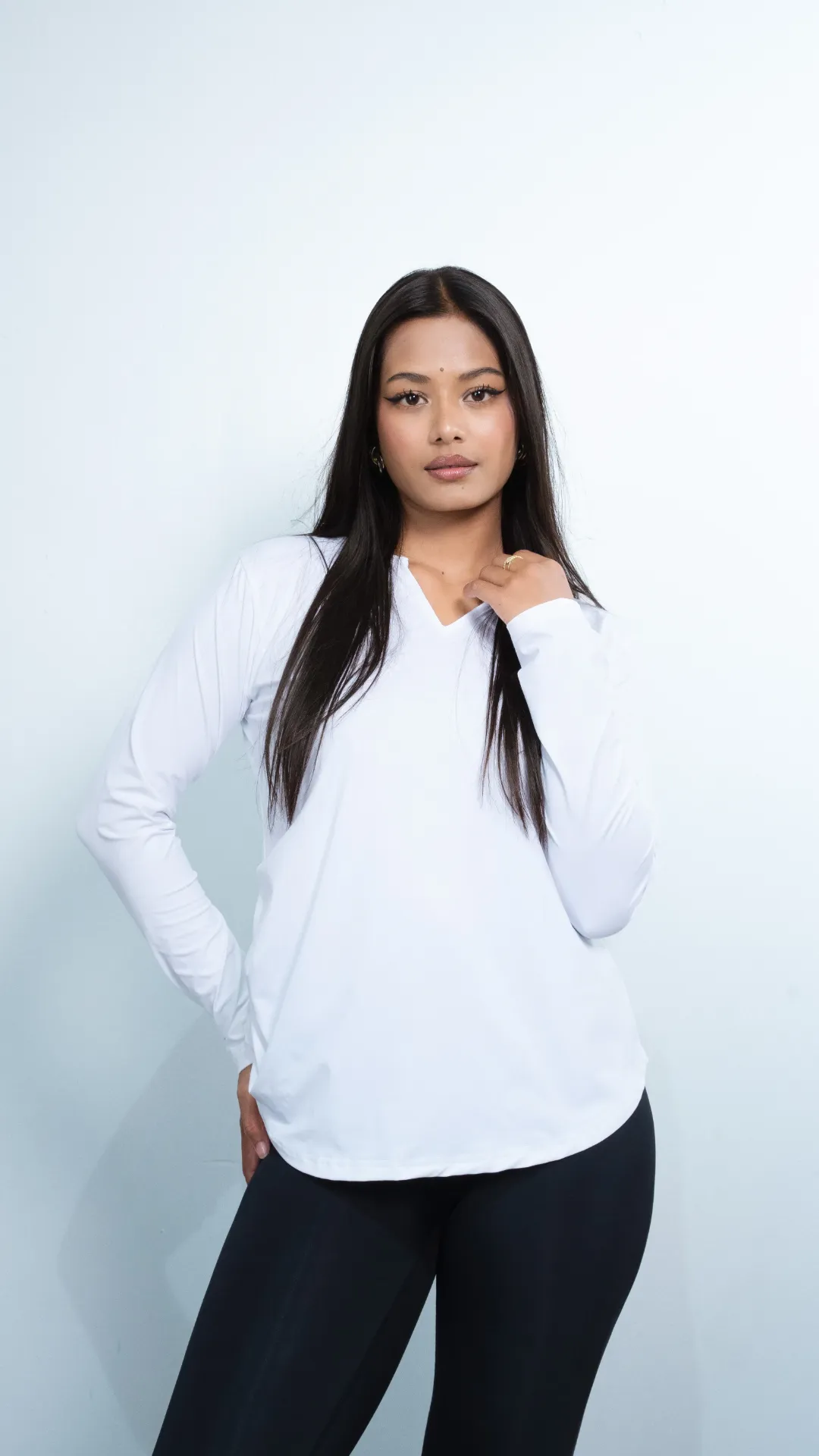 HB SS26-186 ELEGANT PLEAT TOP