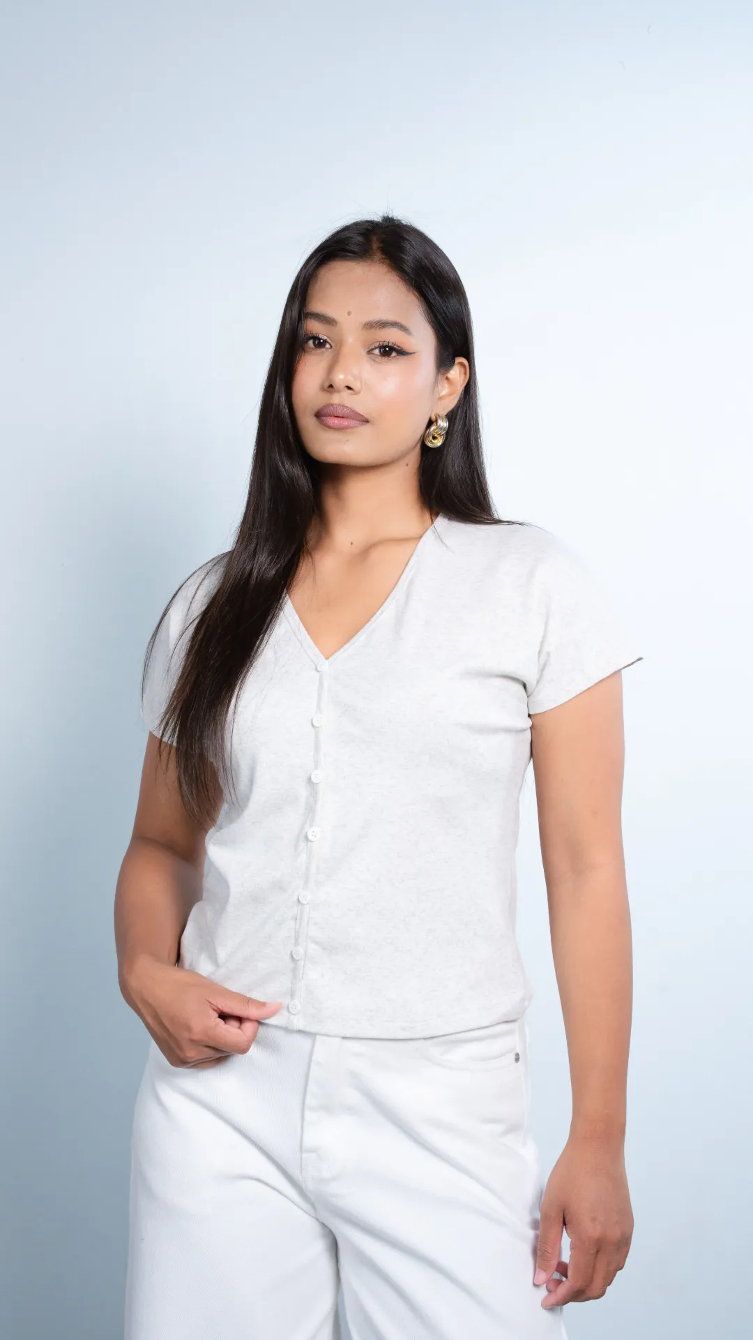 HB SS26-296 NOVA BUTTON TOP