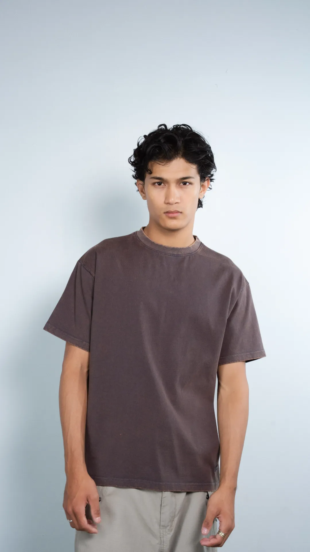 4.03753 BMMO SS26-29 MUGUM WASHED TEE (CHARCOAL, S)