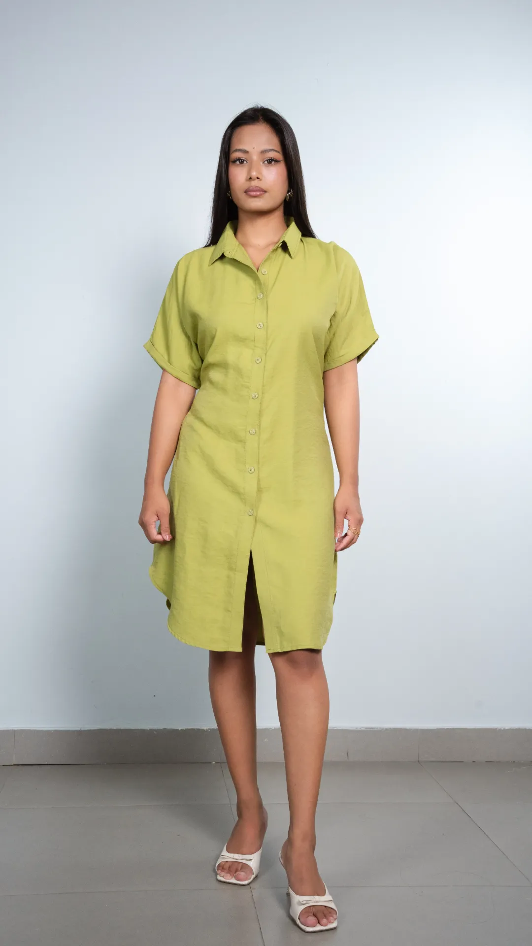 HB SS26-330 COASTAL BUTTON DRESS