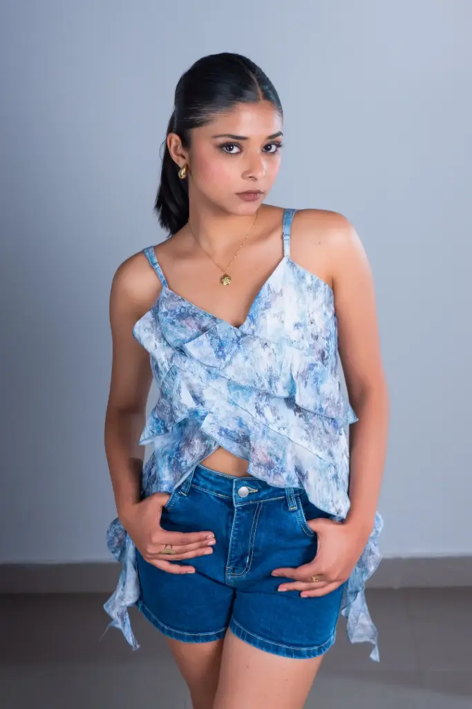 HB SS25-129 DIARA RUFFLE TOP