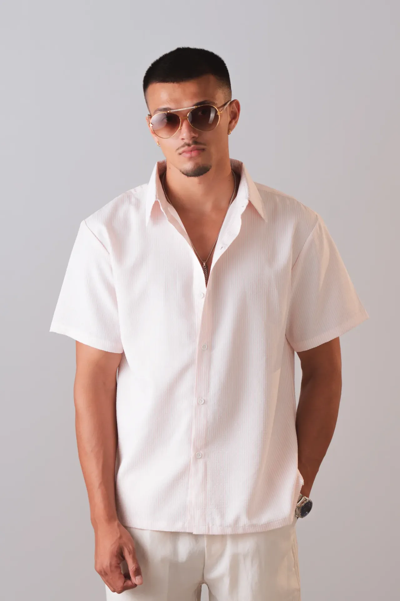 HBM SS26-44 AXIS LINE SHIRT