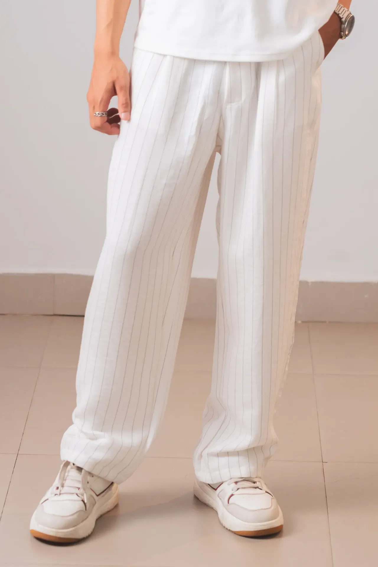 HBM SS26-56 TWINLINE STRIPE PANT